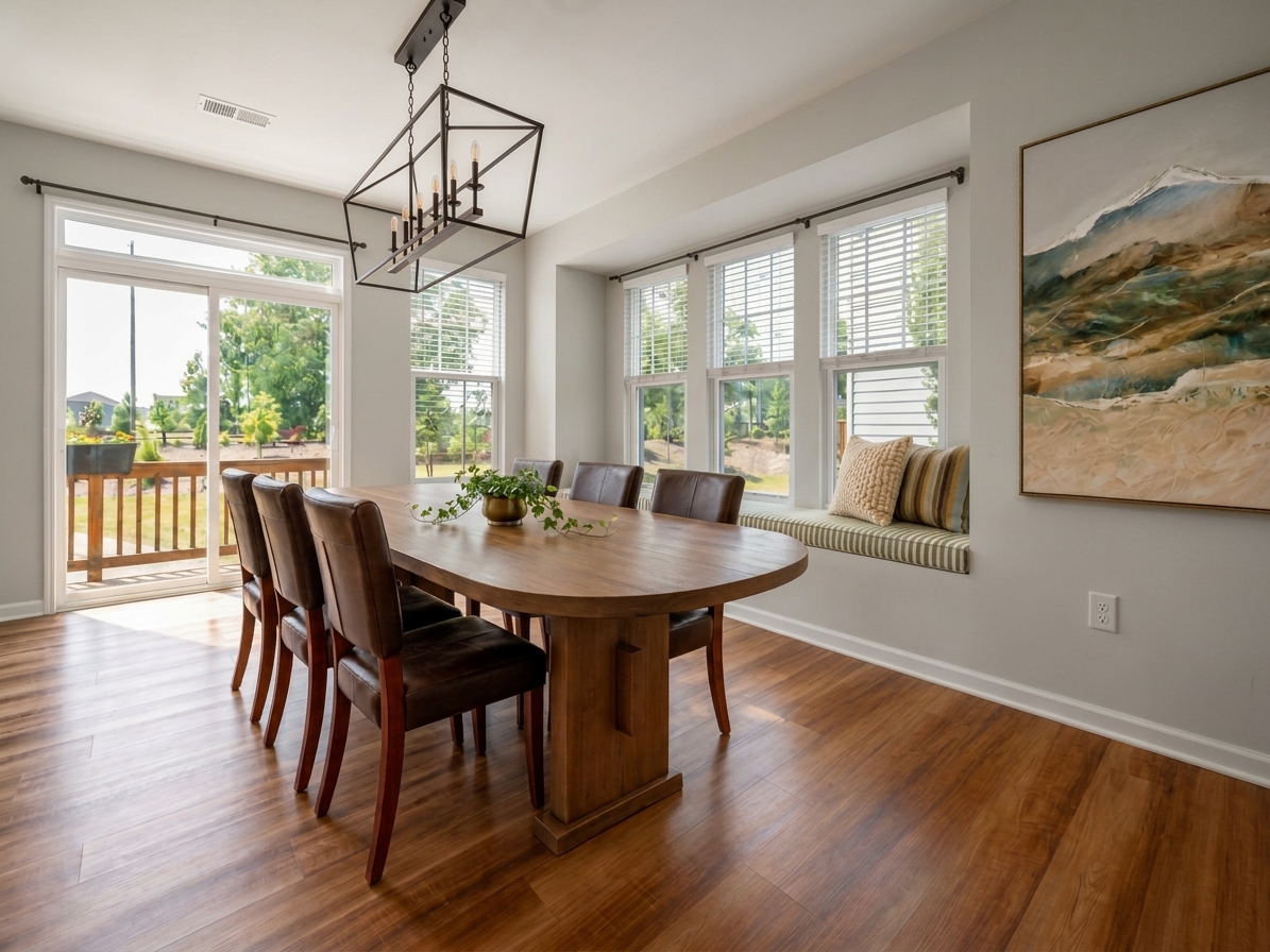 Large dining room after